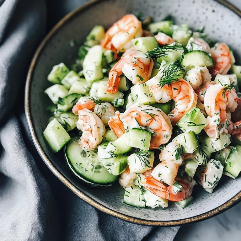 Cucumber Shrimp Salad