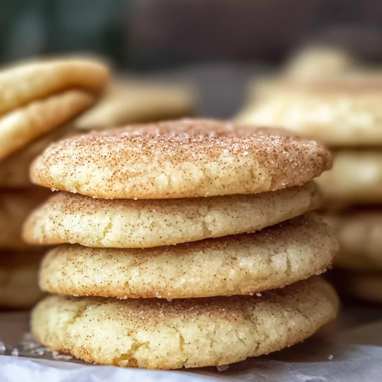 Eggnog Snickerdoodles