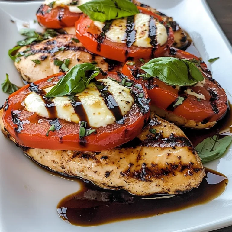 Grilled Chicken Caprese
