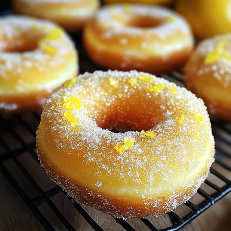 Lemon Sugar Baked Donuts