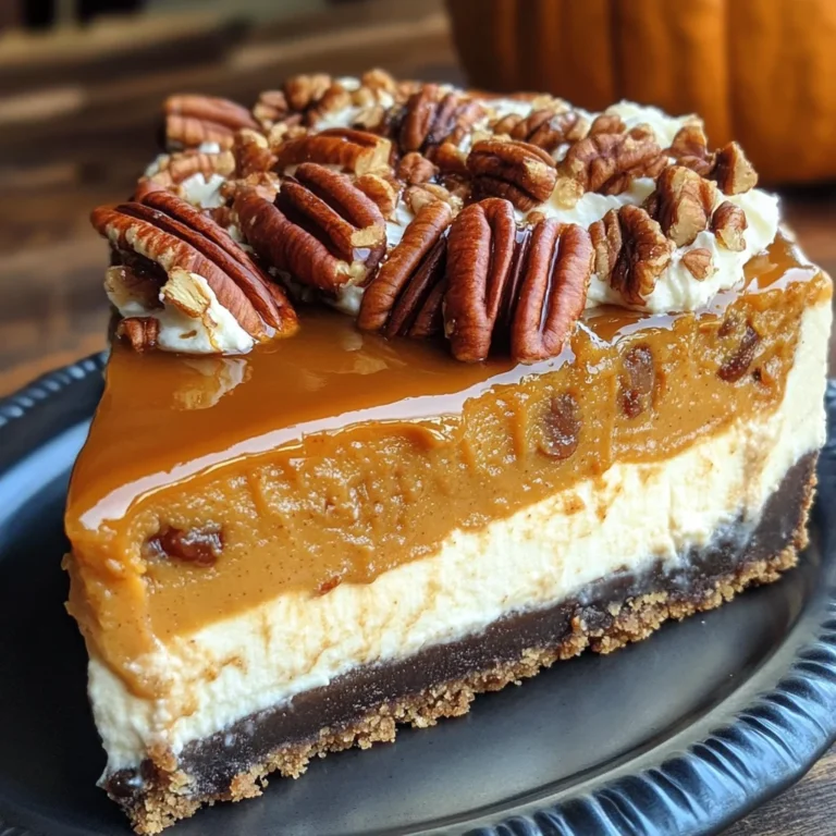 Pecan Pie Pumpkin Cheesecake