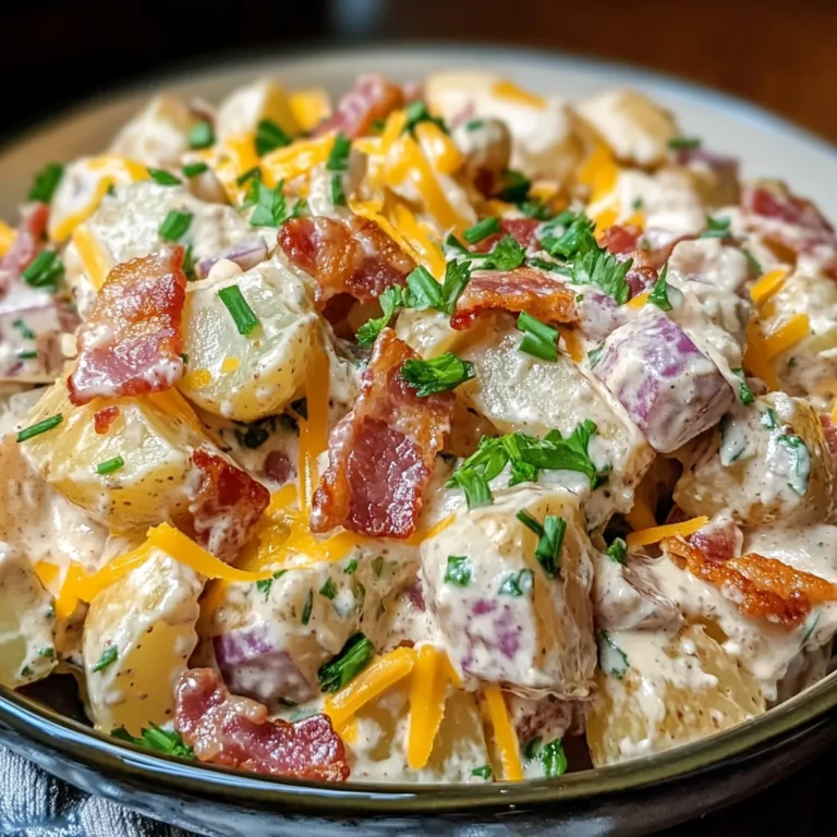Steakhouse Potato Salad: A Creamy, Flavor-Packed Side Dish