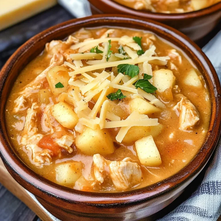 White Cheddar & Apple Chicken Chili
