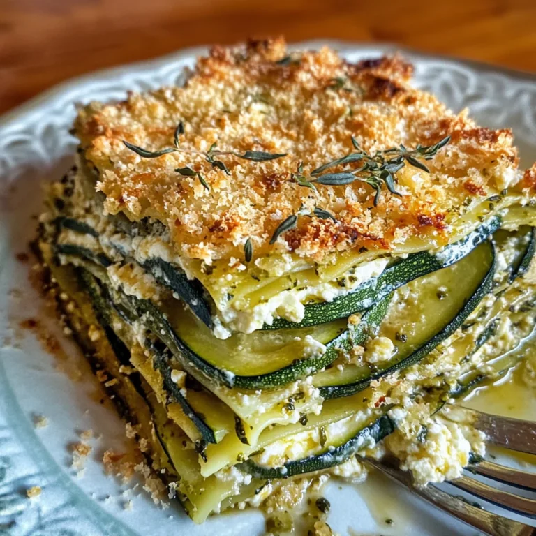 Zucchini Lasagna